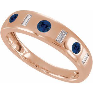 Ring med laboratoriedyrket edelsten – modell 689781