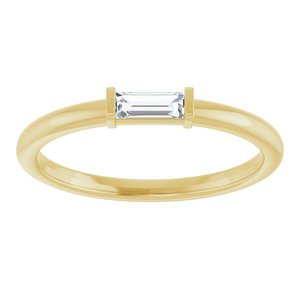 Ring med laboratoriedyrket edelsten – modell 122887