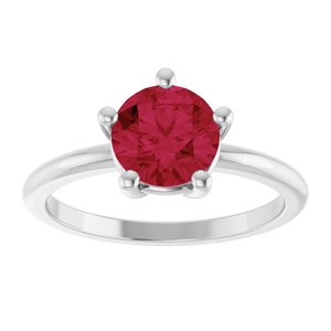 Ring med laboratoriedyrket edelsten – modell 72532