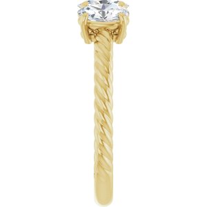 Ring med laboratoriedyrket diamant – modell 71833