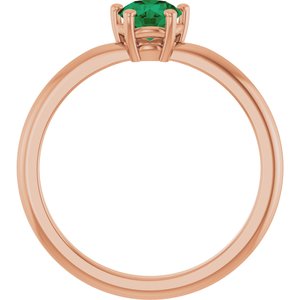 Ring med laboratoriedyrket edelsten – modell 72532