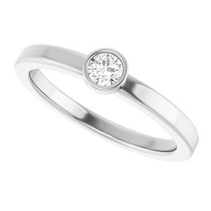 Ring med laboratoriedyrket edelsten – modell 72550