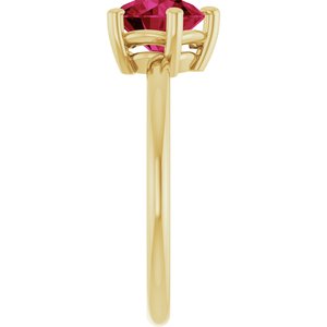 Ring med laboratoriedyrket edelsten – modell 72532