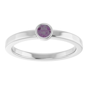 Ring med laboratoriedyrket edelsten – modell 72550