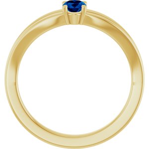 Ring med laboratoriedyrket edelsten – modell 19401