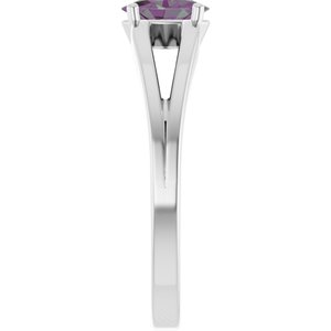 Ring med laboratoriedyrket edelsten – modell 19401