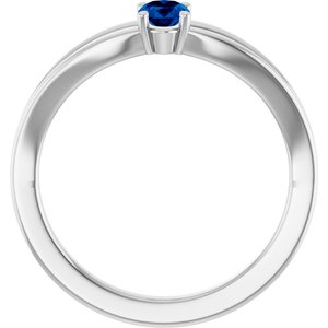 Ring med laboratoriedyrket edelsten – modell 19401