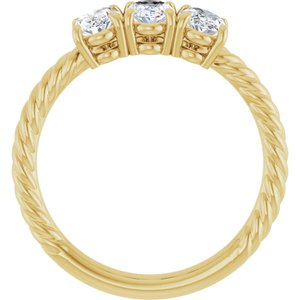 Ring med laboratoriedyrket diamant – modell 71833
