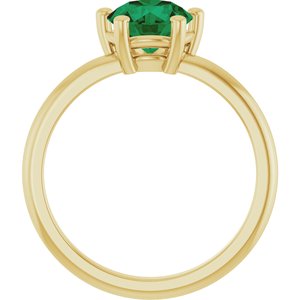 Ring med laboratoriedyrket edelsten – modell 72532