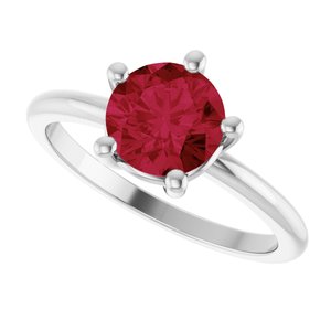 Ring med laboratoriedyrket edelsten – modell 72532