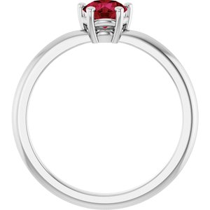 Ring med laboratoriedyrket edelsten – modell 72532