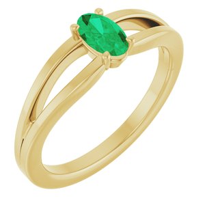 Ring med laboratoriedyrket edelsten – modell 19401