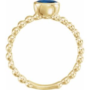 Ring med laboratoriedyrket edelsten – modell 71623