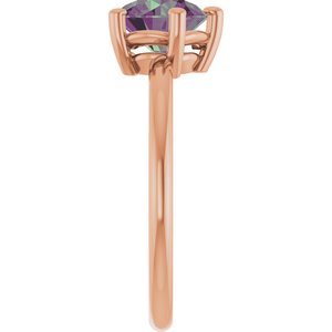 Ring med laboratoriedyrket edelsten – modell 72532