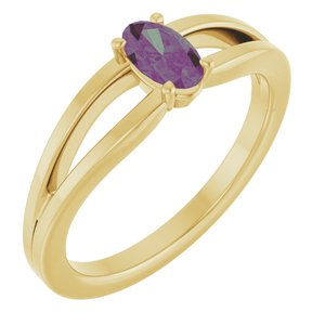 Ring med laboratoriedyrket edelsten – modell 19401