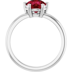 Ring med laboratoriedyrket edelsten – modell 72532
