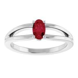 Ring med laboratoriedyrket edelsten – modell 19401