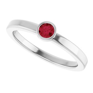 Ring med laboratoriedyrket edelsten – modell 72550