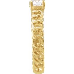 Ring med laboratoriedyrket diamant – modell 689046