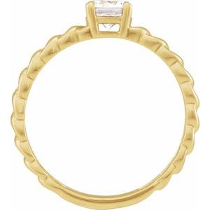 Ring med laboratoriedyrket diamant – modell 689046