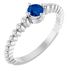 Ring med laboratoriedyrket edelsten – modell 72561