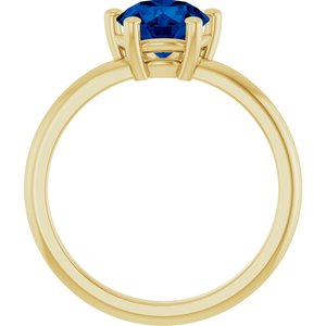 Ring med laboratoriedyrket edelsten – modell 72532