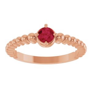 Ring med laboratoriedyrket edelsten – modell 72561