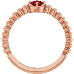 Ring med laboratoriedyrket edelsten – modell 72561
