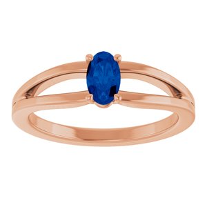 Ring med laboratoriedyrket edelsten – modell 19401