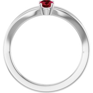 Ring med laboratoriedyrket edelsten – modell 19401