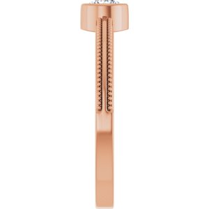 Ring med laboratoriedyrket edelsten – modell 72555