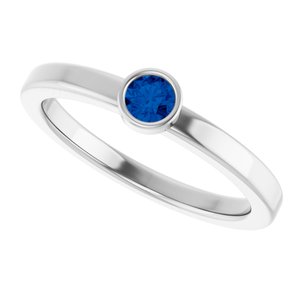Ring med laboratoriedyrket edelsten – modell 72550