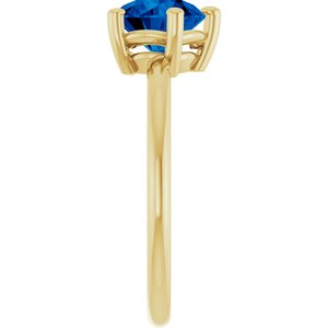Ring med laboratoriedyrket edelsten – modell 72532
