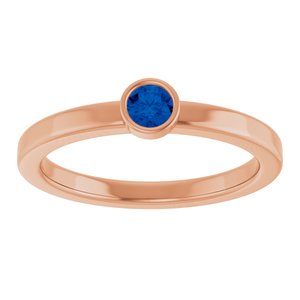 Ring med laboratoriedyrket edelsten – modell 72550