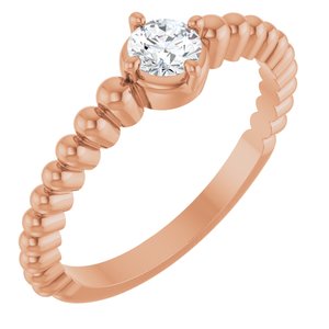 Ring med laboratoriedyrket edelsten – modell 72561