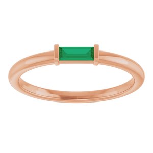 Ring med laboratoriedyrket edelsten – modell 122887