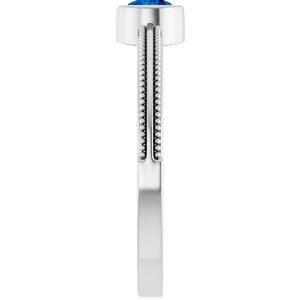 Ring med laboratoriedyrket edelsten – modell 72555