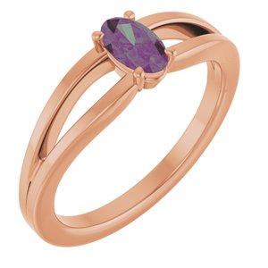 Ring med laboratoriedyrket edelsten – modell 19401