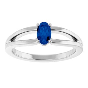Ring med laboratoriedyrket edelsten – modell 19401