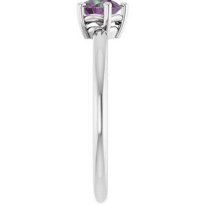 Ring med laboratoriedyrket edelsten – modell 72532