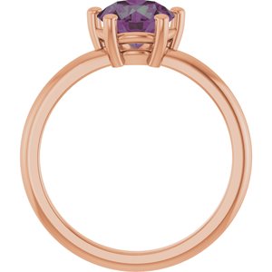 Ring med laboratoriedyrket edelsten – modell 72532