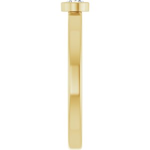 Ring med laboratoriedyrket edelsten – modell 72550