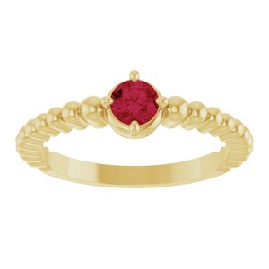 Ring med laboratoriedyrket edelsten – modell 72561