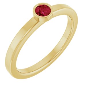 Ring med laboratoriedyrket edelsten – modell 72550