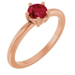 Ring med laboratoriedyrket edelsten – modell 72532