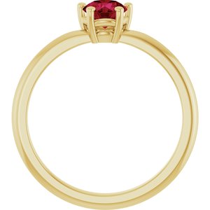 Ring med laboratoriedyrket edelsten – modell 72532