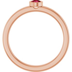 Ring med laboratoriedyrket edelsten – modell 72550