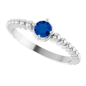 Ring med laboratoriedyrket edelsten – modell 72561