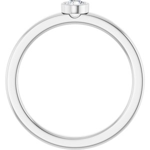 Ring med laboratoriedyrket edelsten – modell 72550