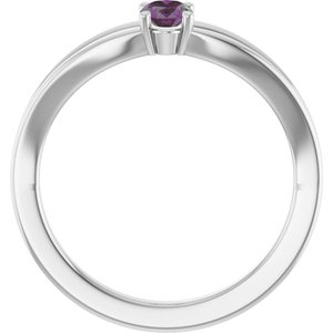 Ring med laboratoriedyrket edelsten – modell 19401